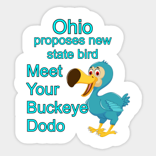 Buckeye Dodo Sticker